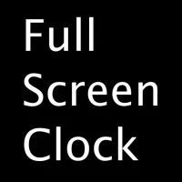 Fullscreen Clock